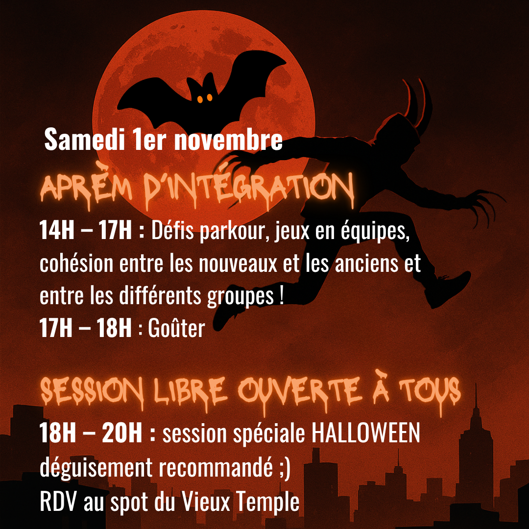 illustration de l'article Intégration + session libre d'Halloween